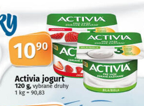 Jogurt ochucený Activia Danone