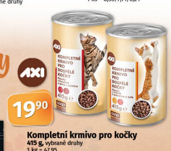 Konzerva pro kočky Axi
