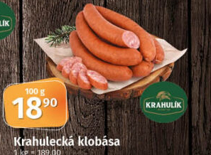 Krahulecká klobása Krahulík