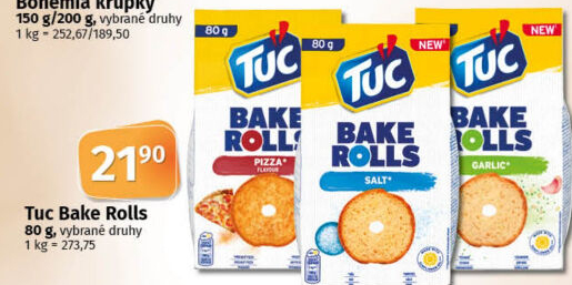 Krekry Bake Rolls Tuc
