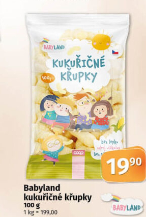 Kukuřičné křupky dětské Babyland