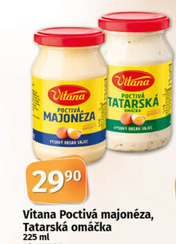 Majonéza poctivá Vitana