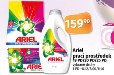 Prací prostředky Ariel