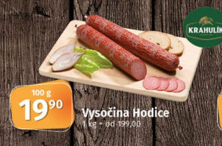 Salám Vysočina Hodická Krahulík