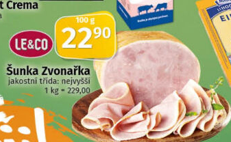 Šunka Zvonařka nejvyšší jakosti LE&amp