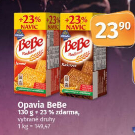 Sušenky Rodinné BeBe Opavia