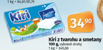 Sýr tavený Kiri