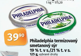 Sýr tavený smetanový Philadelphia
