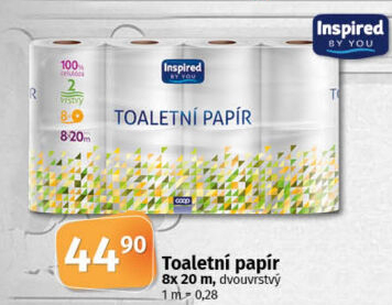 Toaletní papír 2vrstvý Inspired By You