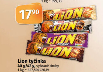 Tyčinka Lion Nestlé