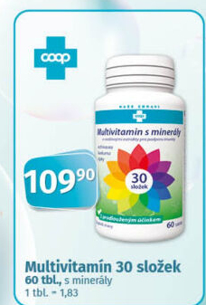 Vitamíny Multivitamin Coop