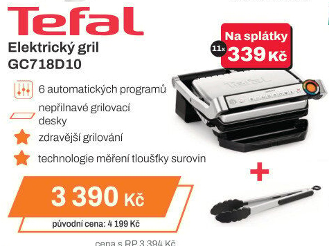 Elektrický gril Tefal GC718D10