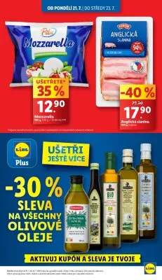 akční leták Lidl 21.7.2025-23.7.2025