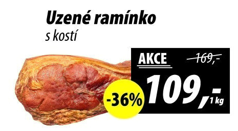 Uzené ramínko s kostí