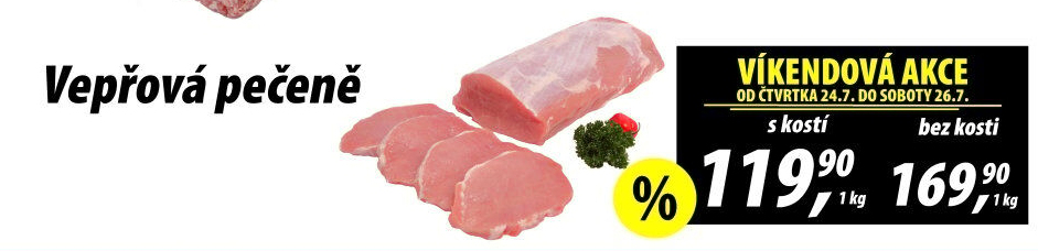 Vepřová pečeně s kostí