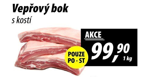 Vepřový bok s kostí
