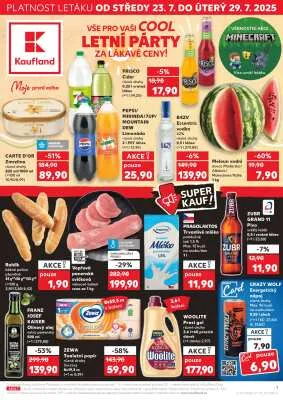 akční leták Kaufland 23.7.2025-29.7.2025