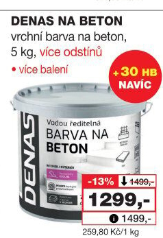 Barva na beton Denas