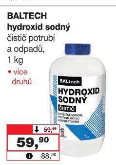 Hydroxid sodný Baltech