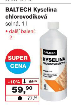Kyselina chlorovodíková solná Baltech