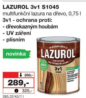 Lazura 3v1 Lazurol