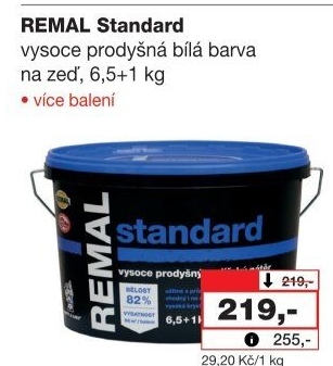 Malířská barva Remal Standard
