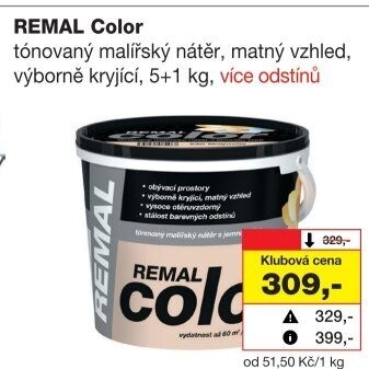 Malířský nátěr Color Remal