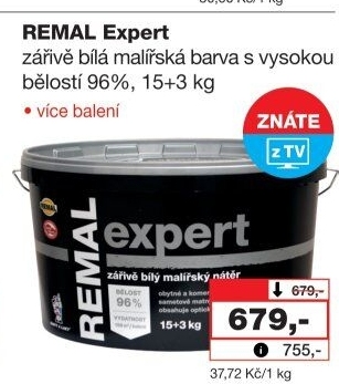 Malířský nátěr Expert Remal