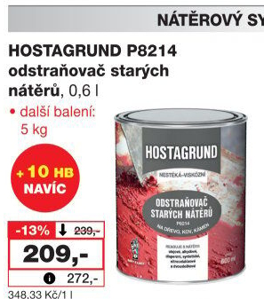 Odstraňovač starých nátěrů Hostagrund