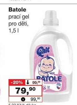 Prací gel Batole Qalt