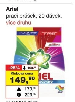 Prací prášek Ariel