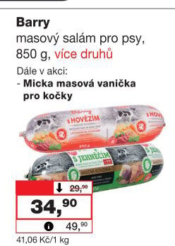 Salám pro psy Barry Chejn
