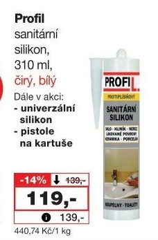 Sanitární silikon Profil
