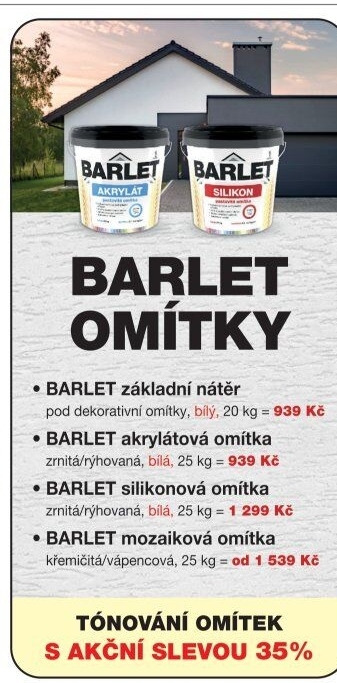 Základní nátěr Barlet Barvy a laky Hostivař