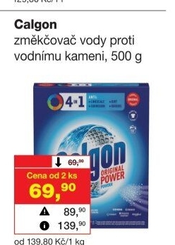 Změkčovač vody Calgon
