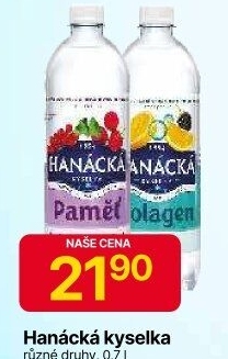 Funkční voda Hanáckákyselka
