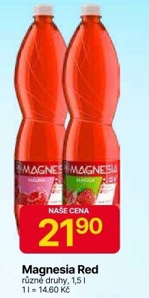 Minerální voda Magnesia Red