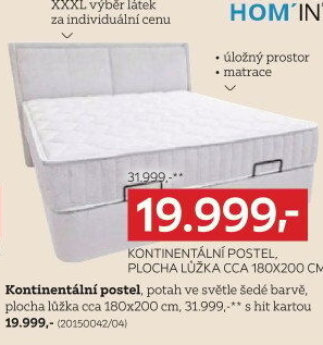 KONTINENTÁLNÍ POSTEL
