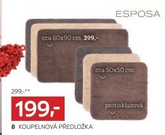 PŘEDLOŽKA KOUPELNOVÁ