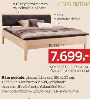 RÁM POSTELE