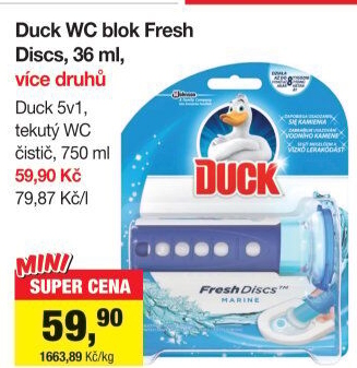 Gelový čistič WC Duck