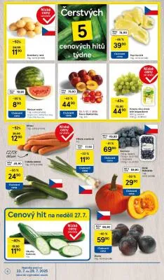 akční leták Tesco 23.7.2025-29.7.2025