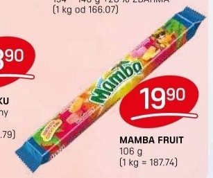 Karamely ovocné Mamba Storck