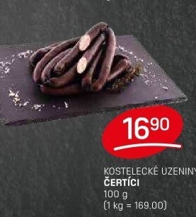 Párky Čertíci Kostelecké uzeniny