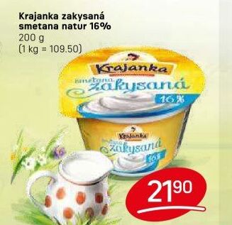 Smetana zakysaná Krajanka 16%