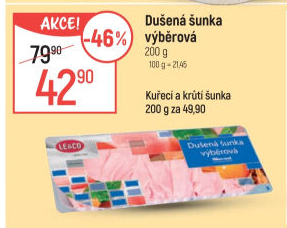 Šunka dušená výběrová LE&amp