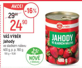 Kompot jahody Váš Výběr
