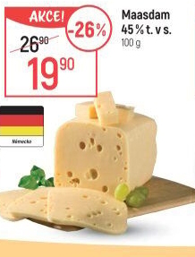 Sýr Maasdamer 45%