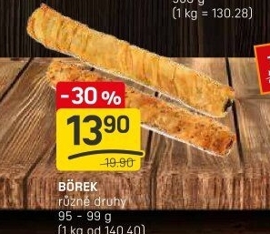 Burek se slanou náplní
