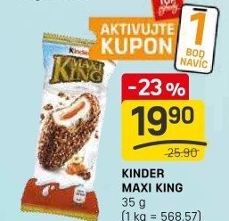 Dezert Maxi King Kinder